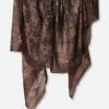 BRONZE MOCHA SCARF IN HAND DYED CASHMERE