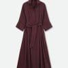 DRIFT DRESS IN ITALIAN SATEEN COTTON