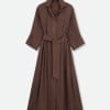 DRIFT DRESS IN ITALIAN SATEEN COTTON