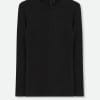 LONG LAYERING TEE IN PIMA COTTON STRETCH